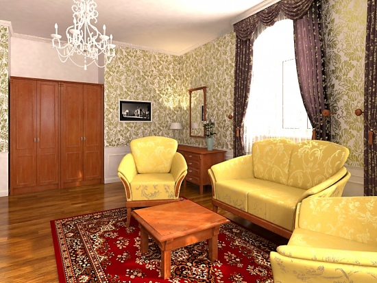 Hotel style chateau - chambre double - dvouluzkovy pokoj 5